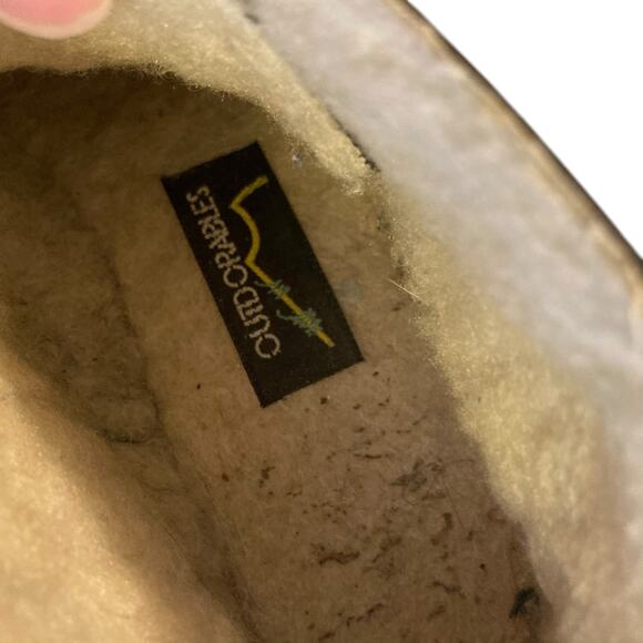 Vintage Outdorables Black Suede Fleece Lined Goth Boho Chukka Ankle Boot Size 8 - Picture 6 of 16